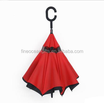 China Modern Direct Selling From Trader 23 Inch Anti-wet Magic Reverse Open Upside Down Umbrella for sale