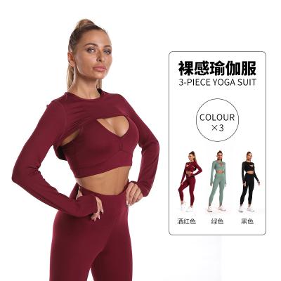 China 2021 New Product Breathable Wholesale Custom Design High Quality Sexy Active Sports Yoga Clothes for sale