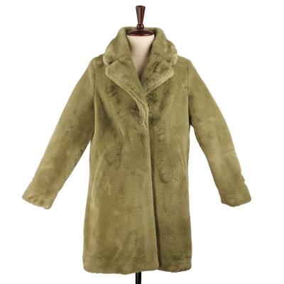 China Casual Faux Fur Coat Jacket Women's Sexy Faux Fur Coat Anti-Wrinkle Faux Fur Coat for sale