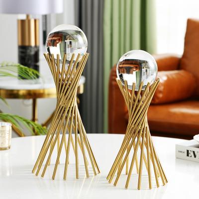 China Contemporary Modern Decor Crystal Balls Art Ornaments Creative Furnishings Accessories Home Decoration for sale