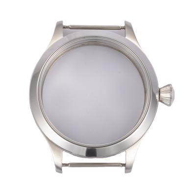 China Hand Winding 44mm Stainless Steel ETA 6497 ST3600 Movements Hand Winding Watch Case Parts for sale