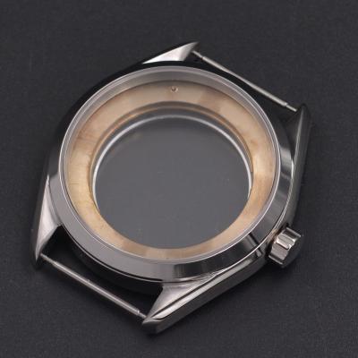 China Automatic Mechanical Watch Sliver 41mm Fit ETA 2836,2824 Mingzhu/DG 2813/3804, Miyota 8205/8215 /821A Movement Watch Case for sale