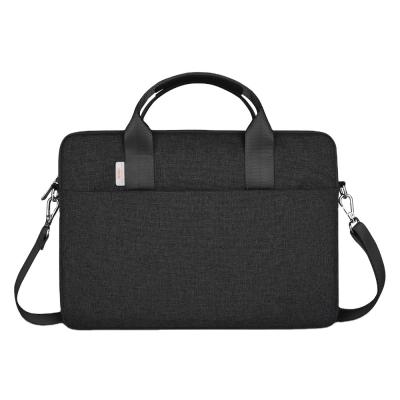 China Polyester WiWU Affordable Laptop Handbag Minimalist Stylish PC Notebook Carrying Protective Bag With Shoulder Strap for sale