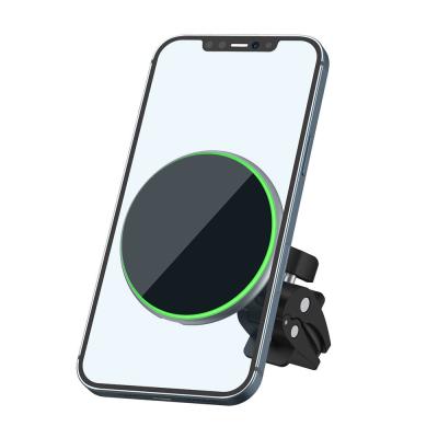 China Other WiWU Magnetic Radio Charger Car Mount For iPhone12 iPhone13 Series Wireless Charging Car Mount For Air Vent Phone Holder for sale