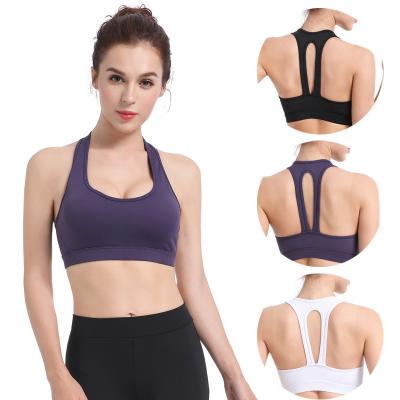 China Women Yoga Light Underwear Padded Crop Tops Sports Bra Top Breathable Fitness Gym Yoga Vest Yoga Bras Sports Running Type for sale