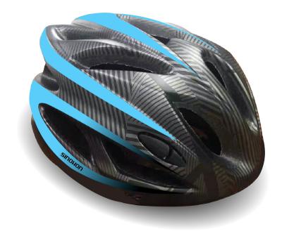 China SINOHON RTS Full Size Strong Protection Composite Material Adult Carbon Bicycle Helmet for sale