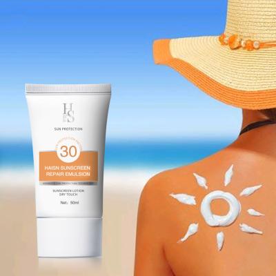 China Natural Sunscreen Private Label OEM Sunscreen Cream Sunblock Sunscreen SPF 30 for sale