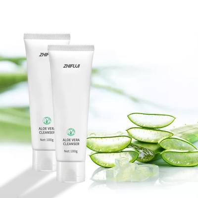 China Wholesale Acne Treatment Private Label OEM ODM Nature Plant Extract Aloe Vera Vera Cleanser for Acne and Sensitive Skin for sale