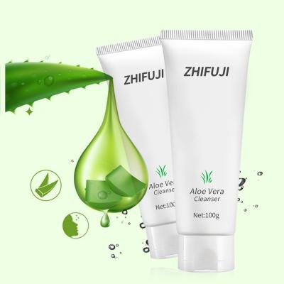 China OEM logo free sample private label Vera DEEP CLEANSING vera DEEP CLEANSING face gel custom aloe gel moisturizing facial cleanser for sale