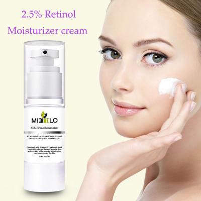 China Hot Selling Skin Revitalizer Amazon Retinol 2.5% Night Cream Moisturize Face Retinol Cream for sale