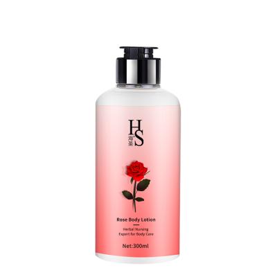 China Wholesale 300ml Rose Body Lotion Herbal Nursing Expert Whitening For Body Care Whitening Body Lotion With Rose OEM/ODM for sale