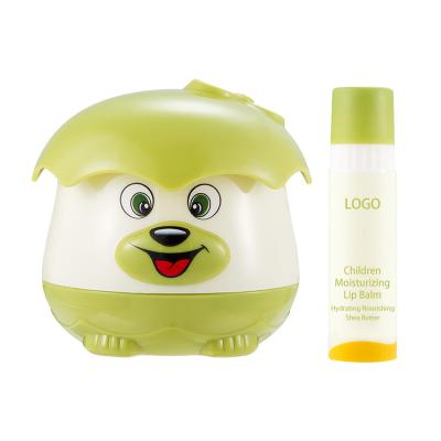 China Moisturize 30g Cartoon Design Free Samples For Babies Strawberry OEM/ODM Baby Care Cream Kit With Lip Balm for sale