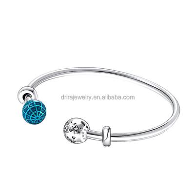 China Factory wholesale 925 silver FASHIONABLE charm interstellar earth series for pan dora bracelet for sale