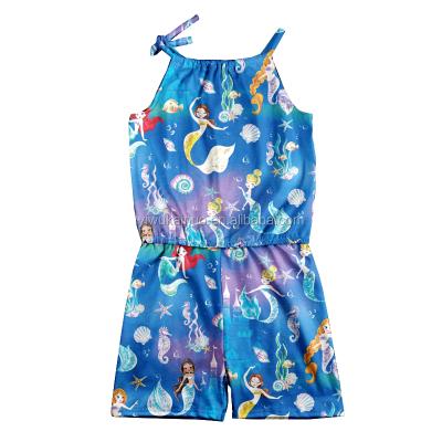 China Viable Summer Kids Girls Overalls Suspender Pants Baby Clothes Romper Overalls For Kids Girls for sale