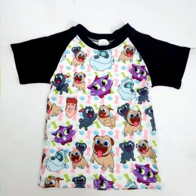 China Viable Hot Sales Shirt Baby Boy Dog Shirt Baby Print Baby Raglan T-Shirt for sale