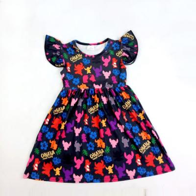 China Flower Viable Dress Little Girl Princess Clothing Summer Boutique Bulk Wholesale Dresses for sale