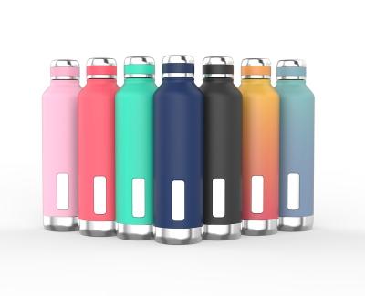 China Sustainable Hot Sales Double Wall Vacuum Flask Stainless Steel Insulated Outdoor Water Bottles With Custom Logo 17/25 Ounce for sale