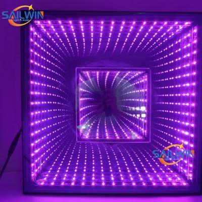 China Stage Light Sailwin Radio Led Dance Floor Starlit Acrylic Floor To Wedding 3D Dance Floor Tunnel LED Dancing Effect Light for sale