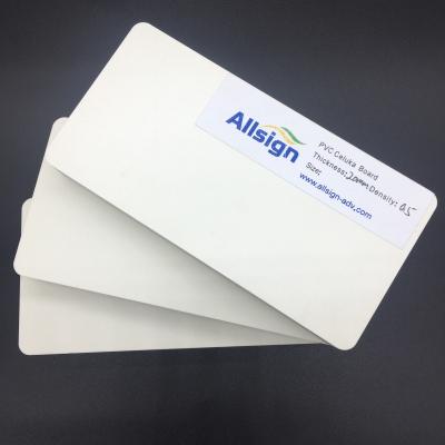 China Allsign High Density Low Price Support Customization High Density Low Moq Customization Foam Sheets 4*8 White Glossy PVC Foam Board Printing for sale