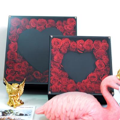 China Lovers' Handmade Rose Gift Love Carton Valentine's Day Send Flower Girlfriend Flower Box Packaging Box Flower Gifts for sale