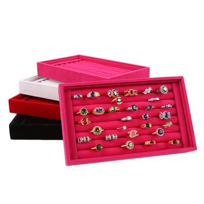 China Wholesale High End Eco-friendly Rectangular Jewelery Box Jewelery Box Packaging Display Case for sale