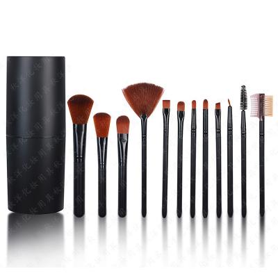 China Angular Blush Cheap With Barrel Eye Makeup Brush Set Wholesale Portable Makeup Brush Set With Bag Factory Beauty Makeup Brushes for sale