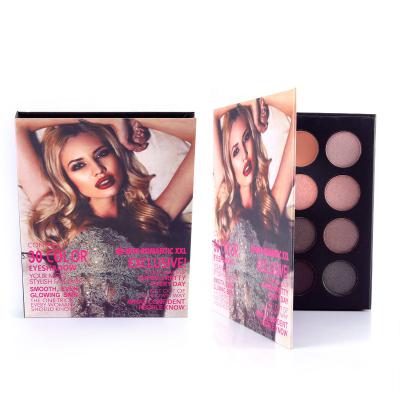 China Lady's Long Lasting 12 Color Shimmer Makeup Eyeshadow Palette Private Label Waterproof for sale