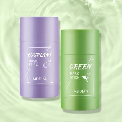 China Moisturizer New Arrival Skin Care Lazy Facial Mask Cleansing Mask Green Stick Whitening Acne Eggplant Mask Stick Pink Green for sale