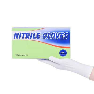 China Use For Kitchen Titanfine Promotional Various Durable Industrial White Powder Free Nitrile Gloves for sale