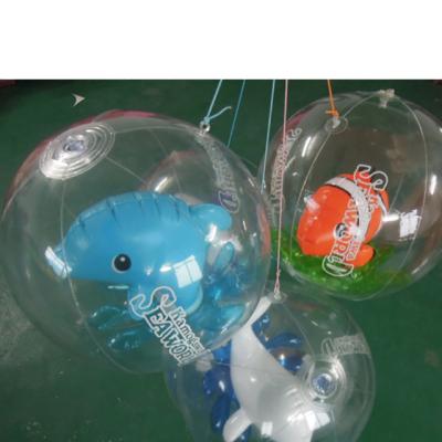 China Inflatable Toy Promotion PVC Inflatable Beach Ball (With Inner) for sale