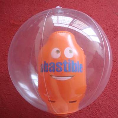 China Inflatable Toy PVC Inflatable Beach Ball (with inner toy) for sale