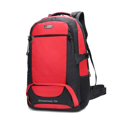 China Factory wholesale 70L raincoat increasing large capacity laptop mochilas trekking bagpack bag nylon outdoor casual waterproof backpack for sale