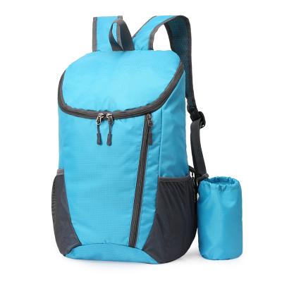 China Waterproof Packable Ultralight Folding Water Resistant Skin Bag Mountaineering Backbag Durable Travel Hiking Hiking Backpacks for sale