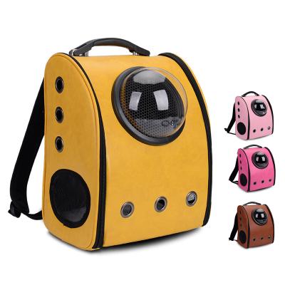 China Low Price Breathable Space Capsule Bubble Cat Dog Pet Bag Carrier Backpack High Quality Breathable Mini Travel Front Custom Outlet for sale