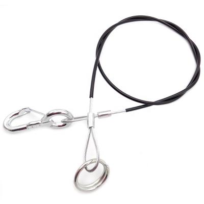 China Other High Quality Durable Stainless Steel Accessories Steel Wire Rope With Black Coat PVC For Safety for sale