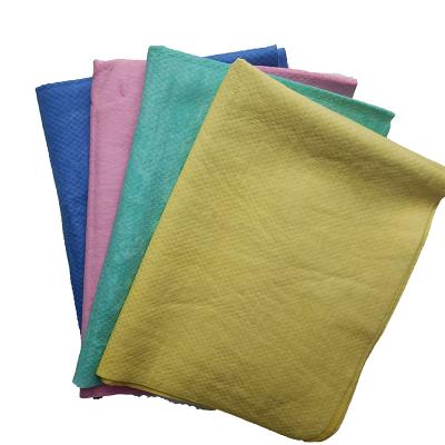 China High Quality 43x32cm Leather/Chamois Viable Towel R Pva Rag Cloth Towel For Pet Car Hair Drying for sale