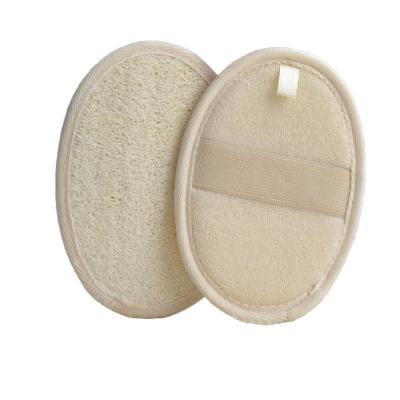 China EXFOLIATE 100% Natural Biodegradable Bath Exfoliating Loofah Sponge Pads Loofah Organic Kitchen Dish Loofah Cleaning Sponge for sale