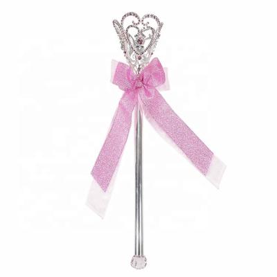 China Adult/Children Over 3 Years Old Hot Sale New Product Premium Magic Wand Princess Children Rhinestones Fairy Pink Magic Wands for sale