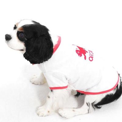 China Quality Assurance Cute New Design Licenses Product Casual Pet Clothes Aibo Real Dog Embroidery Tee (HK/JP/US Only) for sale