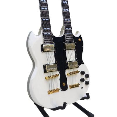 China Double Electric Guitar Neck Mahogany 6&12 Guitar Strings Mahogany Body for sale