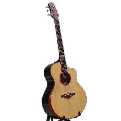 China Spruce Asperata Acoustic Guitar Top/Back/Side Solid Abalone Binding JFNP Ready To Ship OEM Accepted for sale