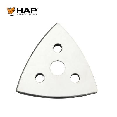 China 2Cr13+ EVA Power Tool Accessories High Quality 79mm Triangular Sanding Backer for sale