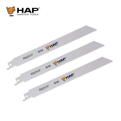 China Heavy To Cut Metal R825VF 8Inch White Color Bimetal Interchange Saw Blade Saber Saw Blade Heavy To Cut Metal for sale