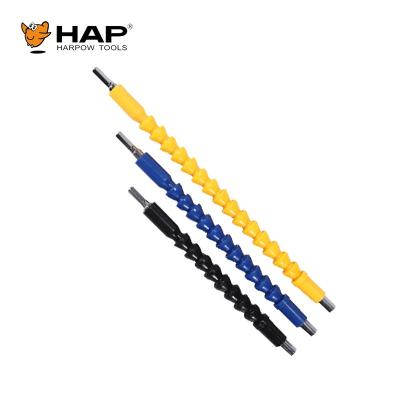 China Universal 200mm Flexible Shaft Plastic Soft Extension Bit Screwdriver Bit Holder Connect Link for sale