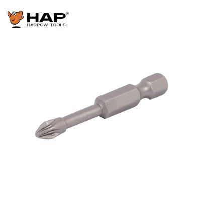 China Multi-Purpose Household Pz2 50mm Universal Strong Magnetic Screwdriver Bit With 6.35mm Hex Shank for sale