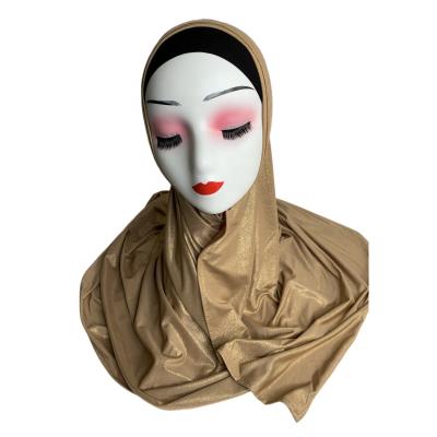 China Factory Wholesale Long Fashion Woman Muslim Hijabs Malaysia Stretch Spandex Shawl Hijab Two Way Scarf for sale