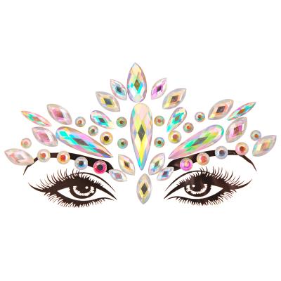 China Temporary Face Jewels Sticker Glitter Face Stickers Face Jewels and Body Crystal Stickers for sale