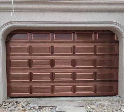 China Modern automatic sectional garage doors for sale