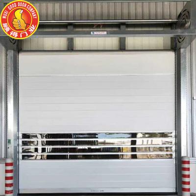 China Warehouse Modern Fast Spiral Automatic Aluminum High Speed ​​Rolling Door for sale