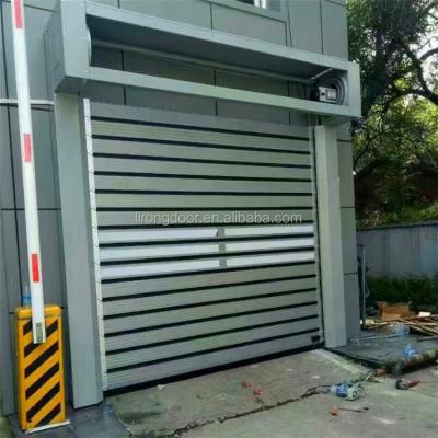 China Modern Hard Material Industrial Metal Garage Door Fast Spiral Aluminum Door for sale